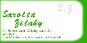 sarolta zilahy business card